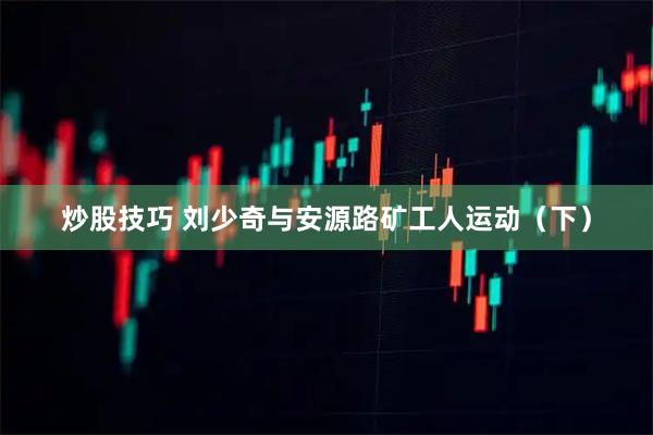 炒股技巧 刘少奇与安源路矿工人运动（下）